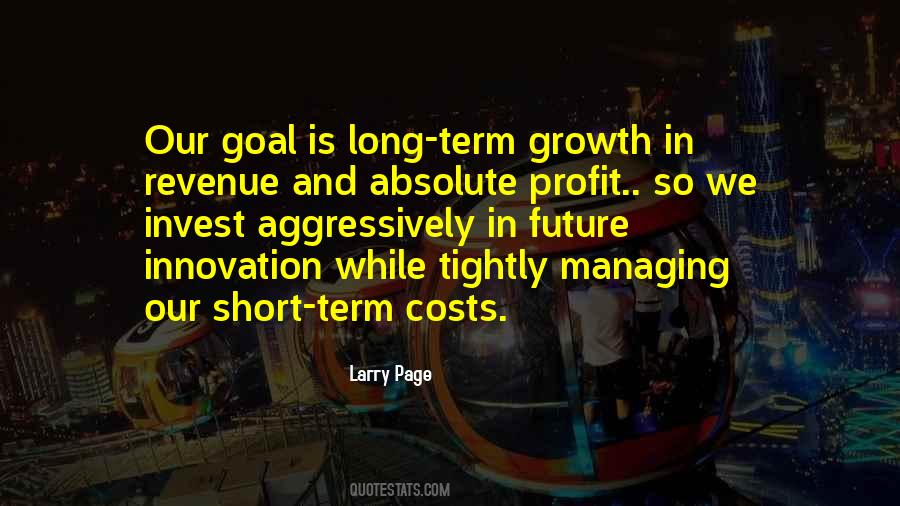 Quotes About Revenue Growth #473141