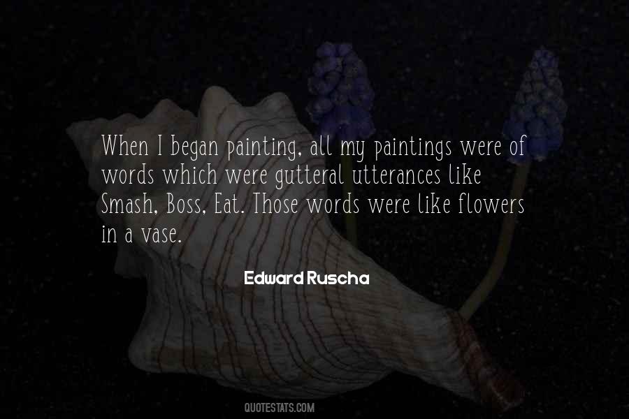 Quotes About Painting Flowers #1013006