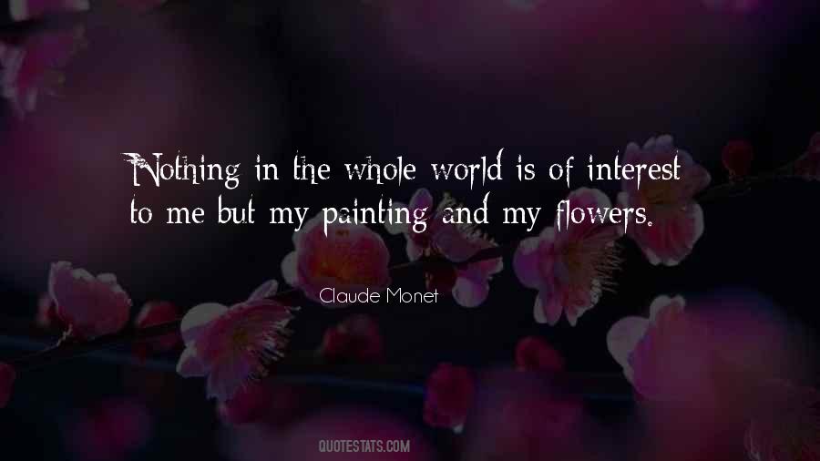 Quotes About Painting Flowers #257440