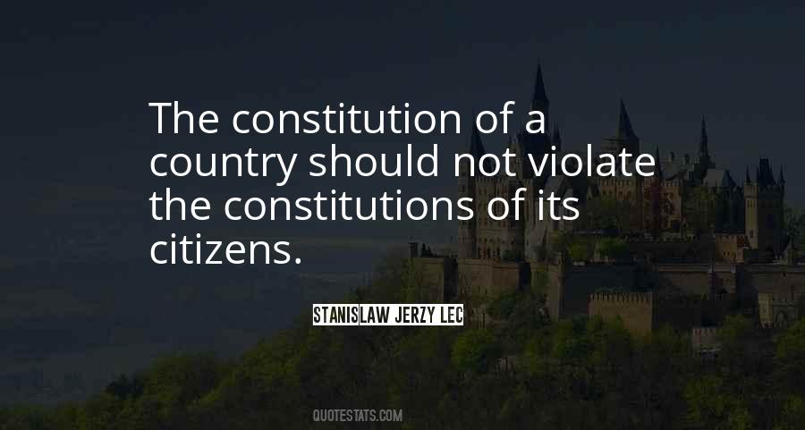 Quotes About Constitutions #776350