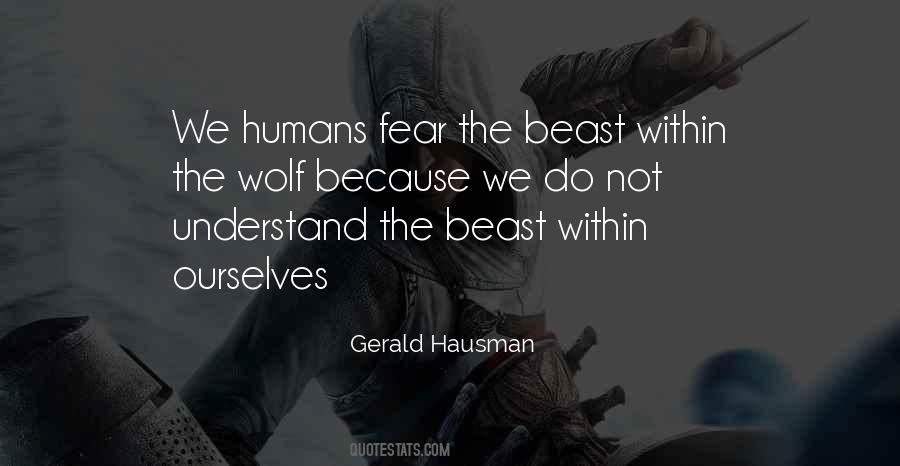 Quotes About Beast Within #28467