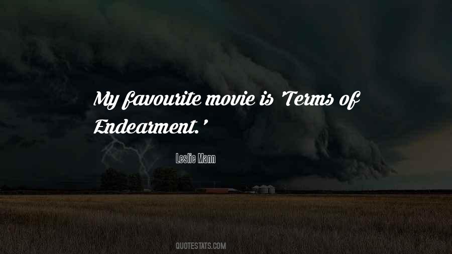 Quotes About Endearment #75082