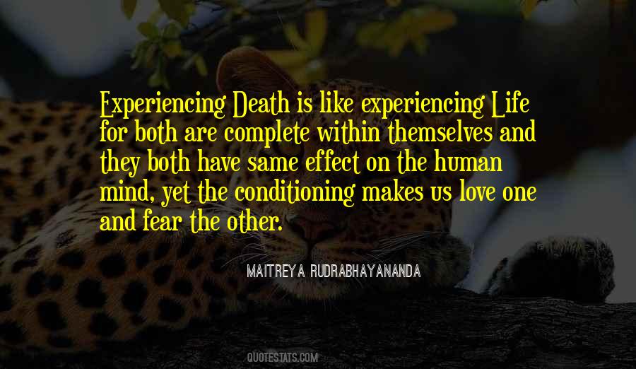 Quotes About Experiencing Death #992620