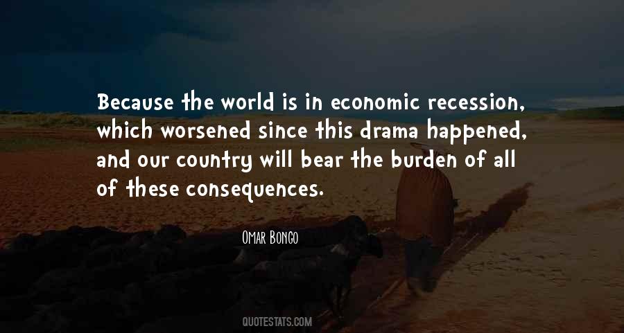 Economic Recession Quotes #1432236