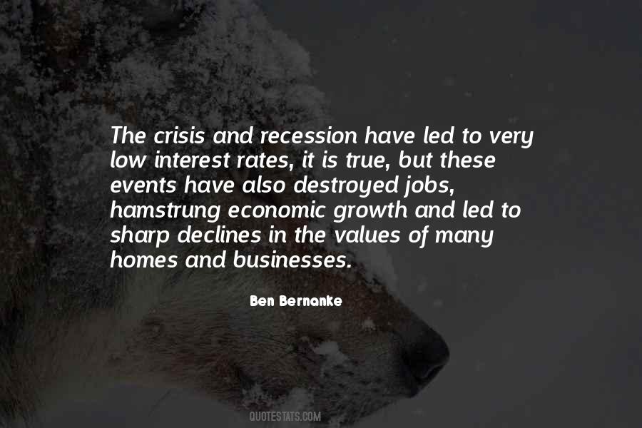 Economic Recession Quotes #771090