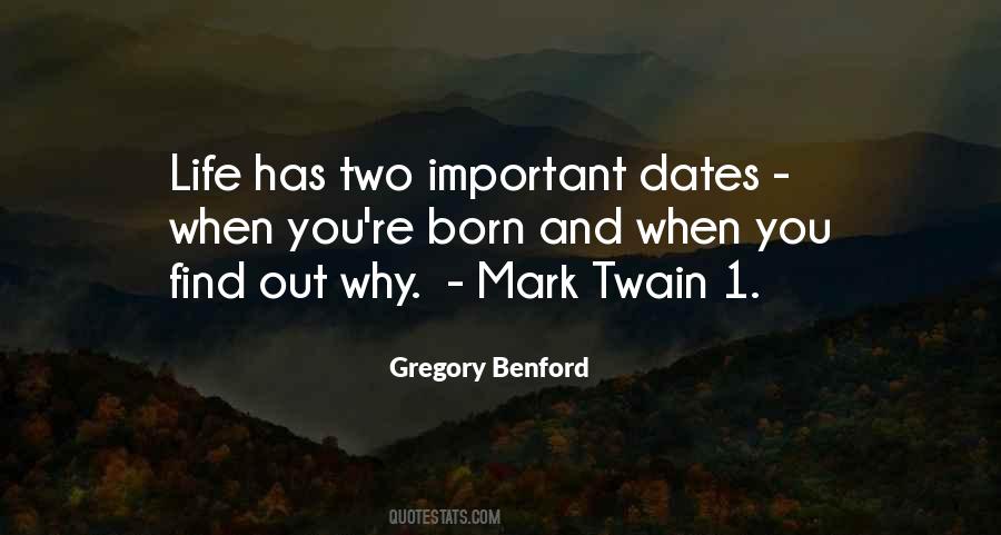 Quotes About Important Dates #338777