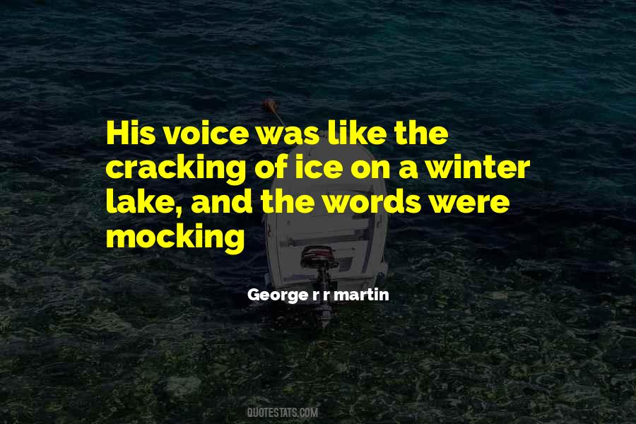Winter Ice Quotes #378425