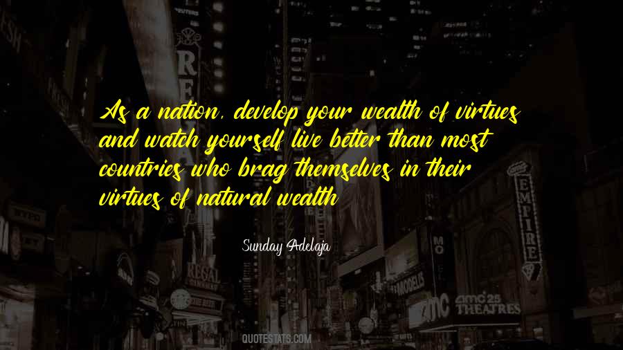 Wealth Of A Nation Quotes #1237499