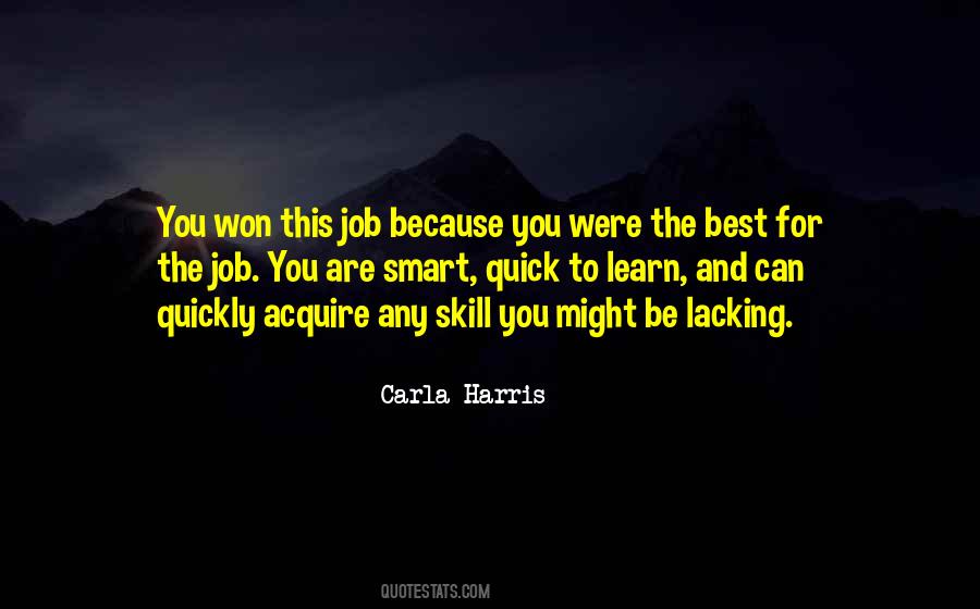 Job Because Quotes #4935