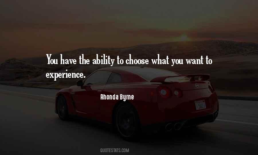 Quotes About Ability To Choose #1834144