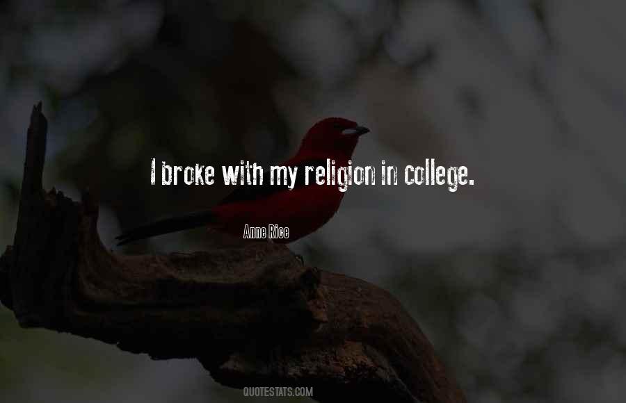 Religion In Quotes #1754155