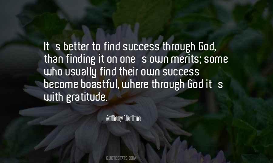 Quotes About Success With God #309763