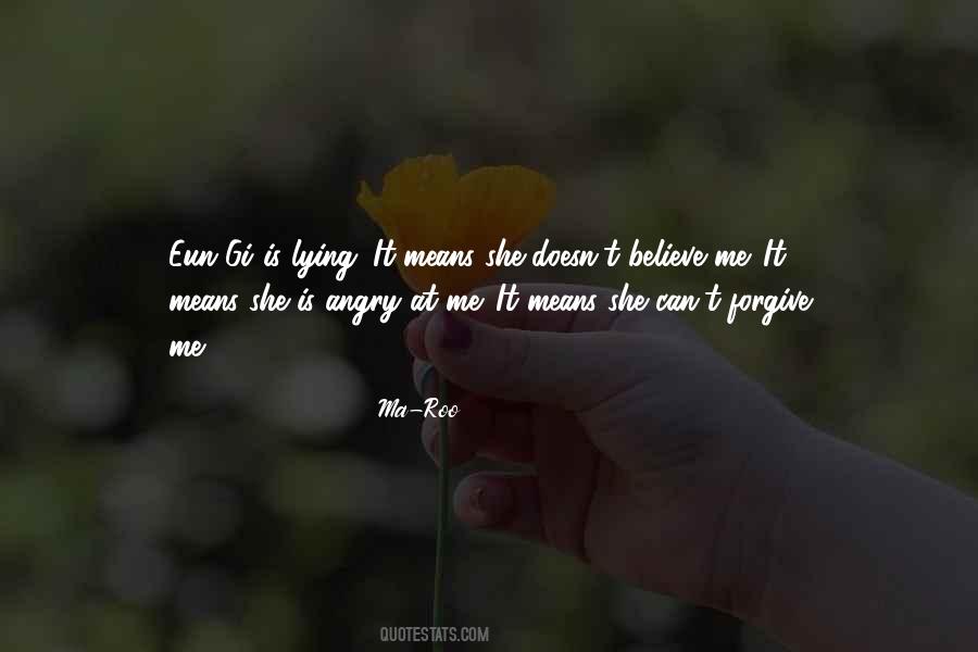 Quotes About Can't Forgive #1590040