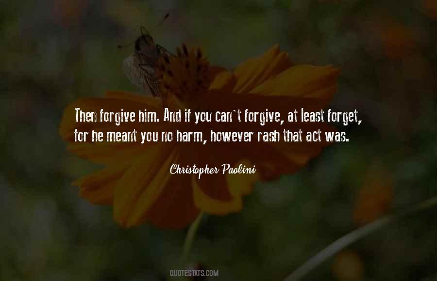 Quotes About Can't Forgive #401630