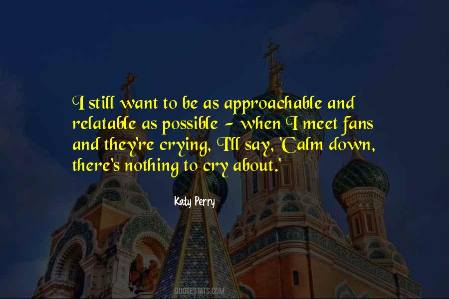 Not Approachable Quotes #1155894