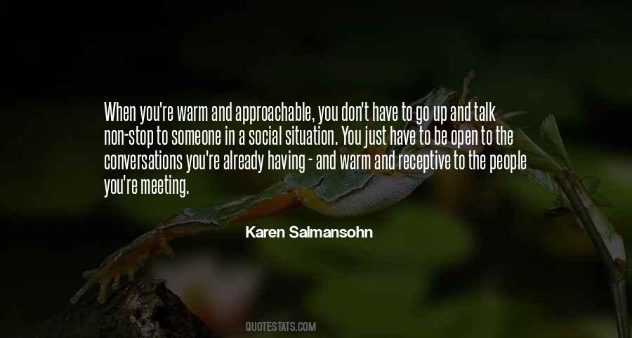 Not Approachable Quotes #15411