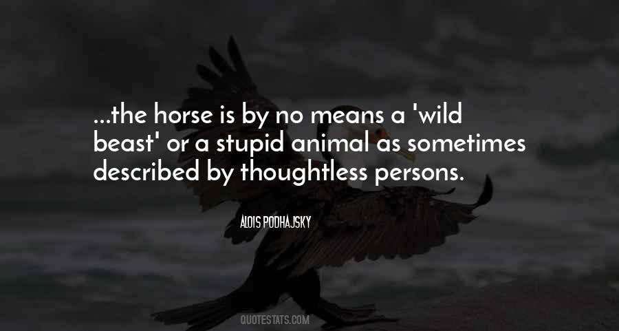 Quotes About Wild Horse #347286