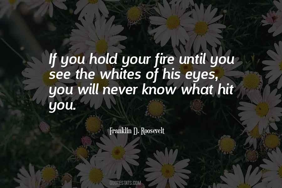 Quotes About Fire In Your Eyes #283627