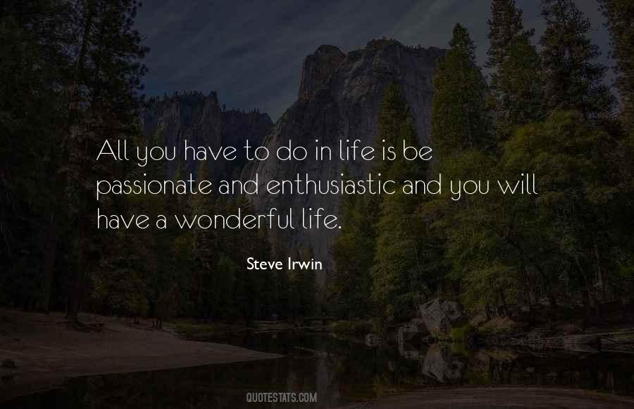 Be Enthusiastic Quotes #15578