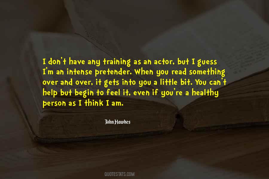 Quotes About Actor Training #160500