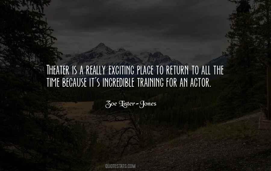 Quotes About Actor Training #181171