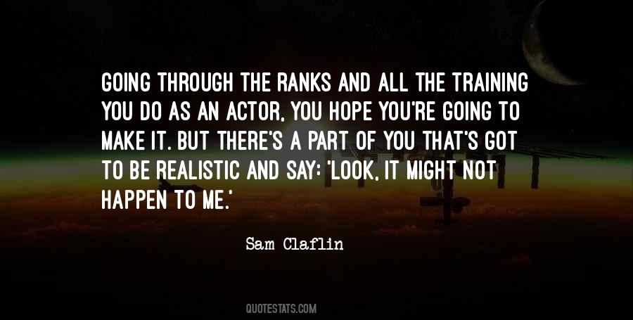 Quotes About Actor Training #211319