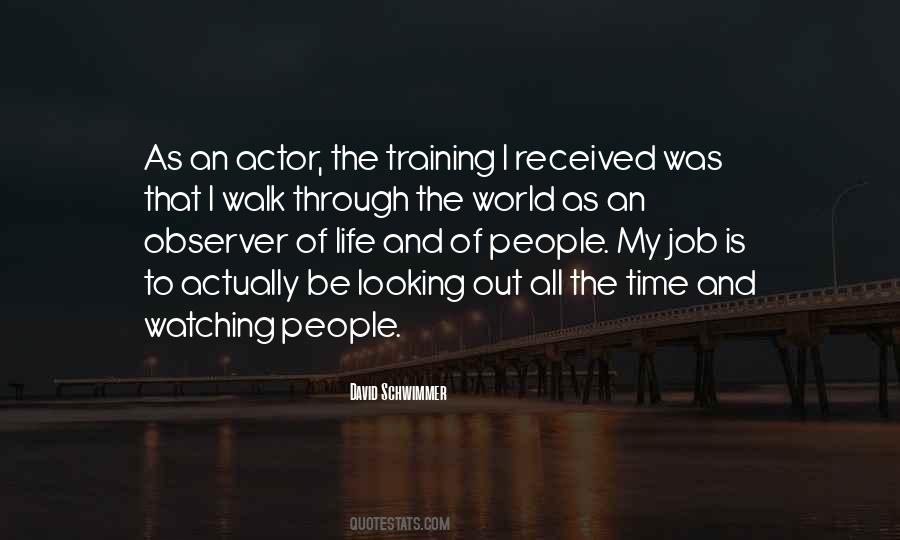 Quotes About Actor Training #666289