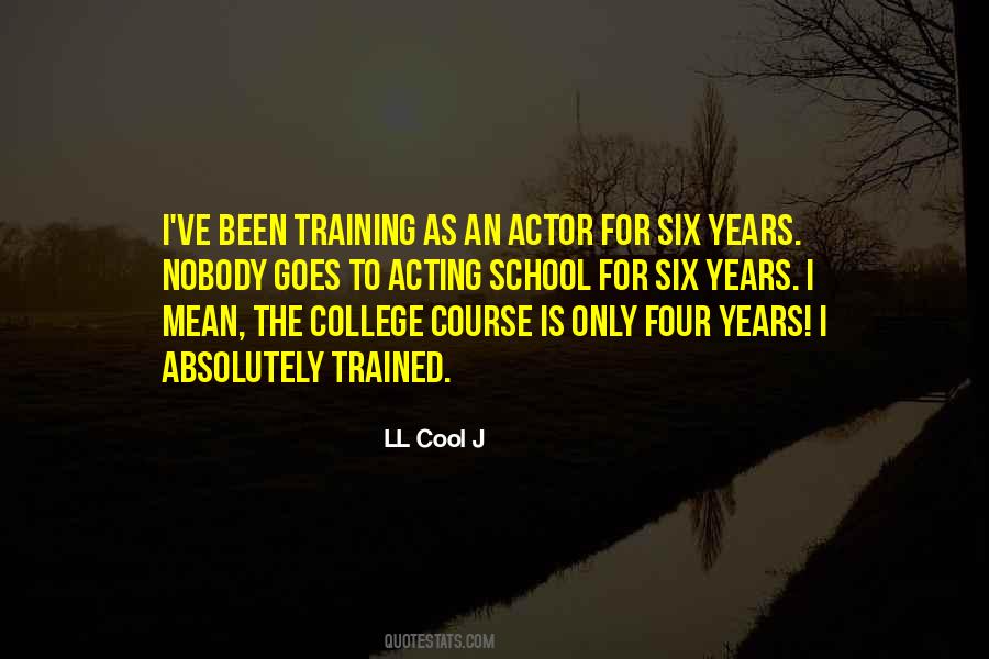 Quotes About Actor Training #732724