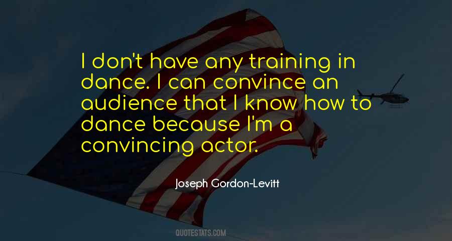 Quotes About Actor Training #929620