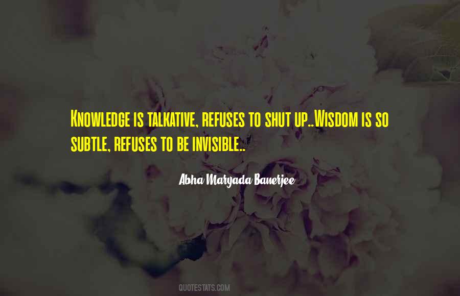 Quotes About Invisible #1569499