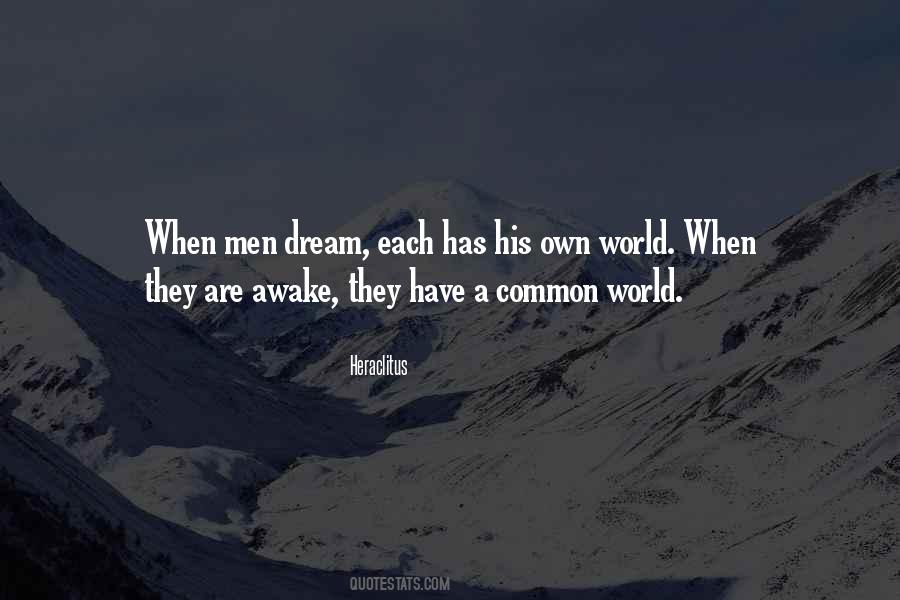 Men Dream Quotes #1764319