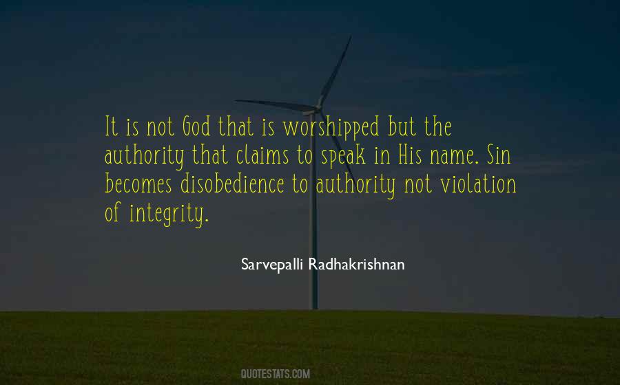 Quotes About Disobedience To God #1864363