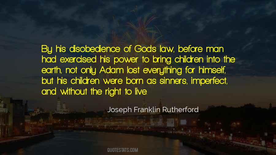 Quotes About Disobedience To God #668671