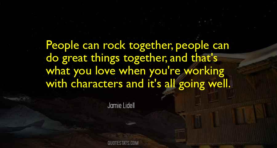 People Working Together Quotes #788969