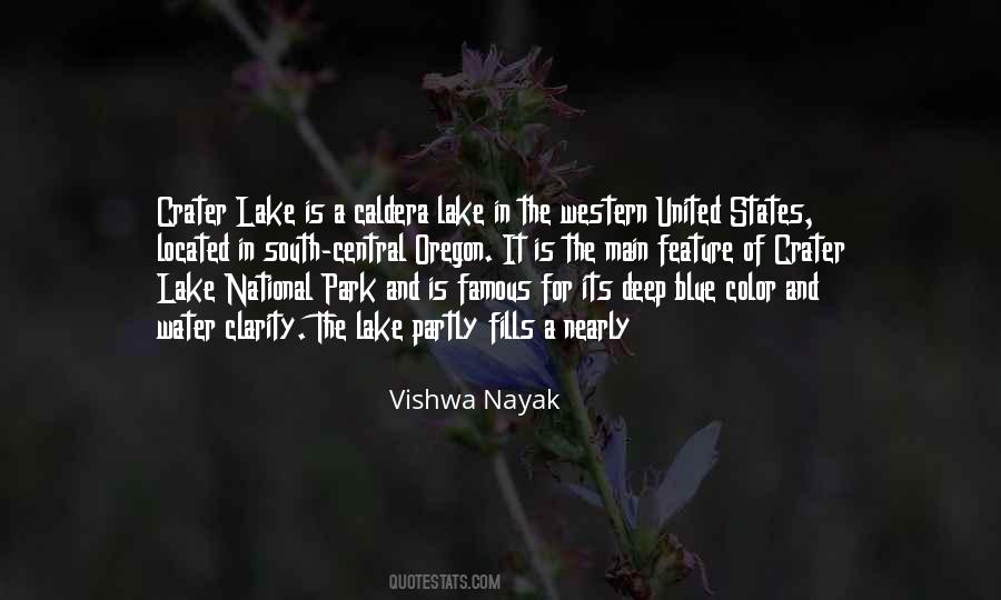 Quotes About Crater Lake National Park #460617