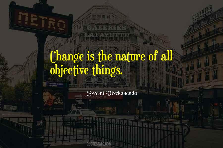 Quotes About The Nature Of Change #159104