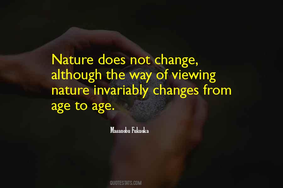 Quotes About The Nature Of Change #268644