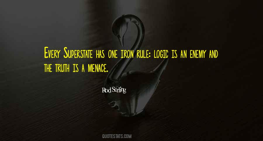 Iron Logic Quotes #716065