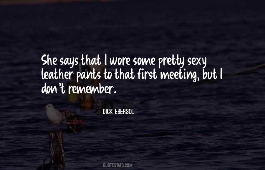 Quotes About First Meeting #1674993