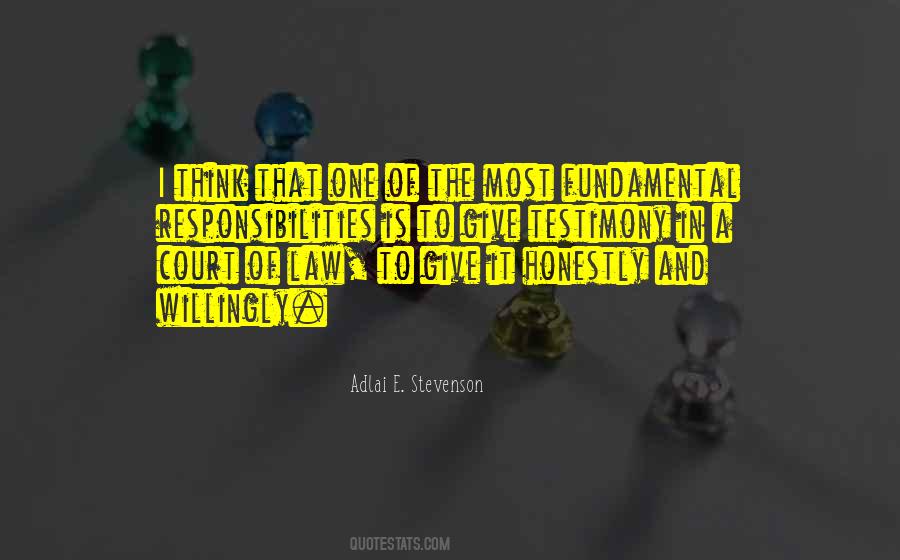 Quotes About The Court Of Law #1506252