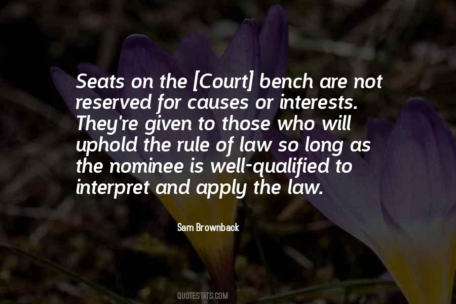 Quotes About The Court Of Law #442249