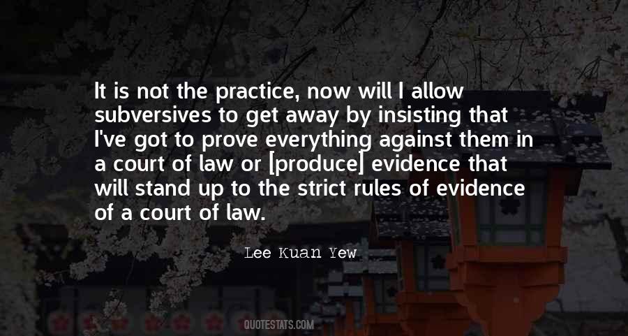 Quotes About The Court Of Law #764121