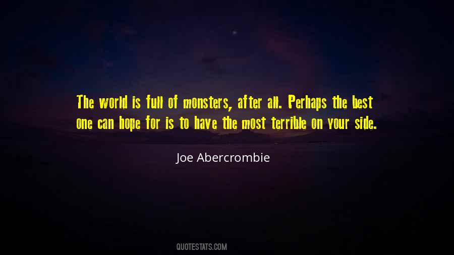 Quotes About Monsters #1176295