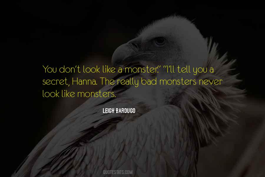 Quotes About Monsters #1868573