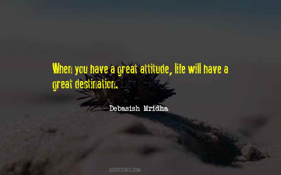 Life Attitude Quotes #16740