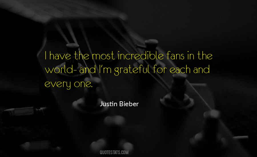 Quotes About Justin Bieber Fans #955051