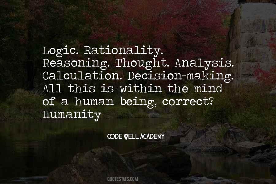 Quotes About Rationality #1340433