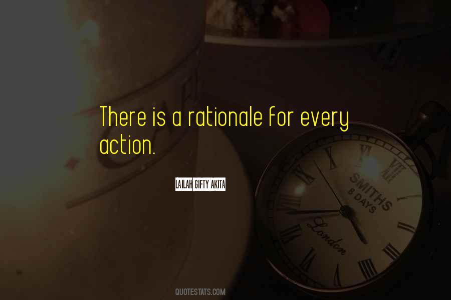 Quotes About Rationale #78995