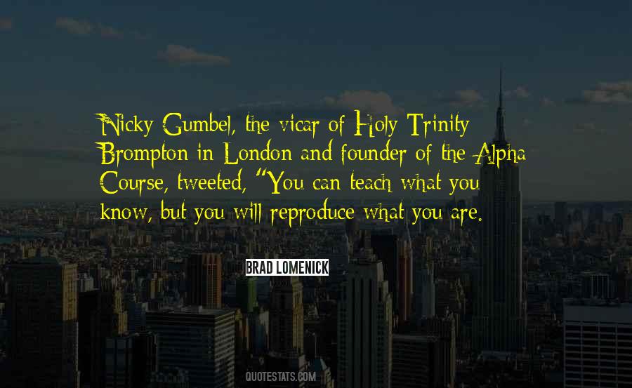 Quotes About Holy Trinity #836620