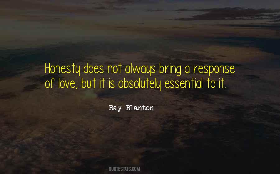 Honesty Love Quotes #676237